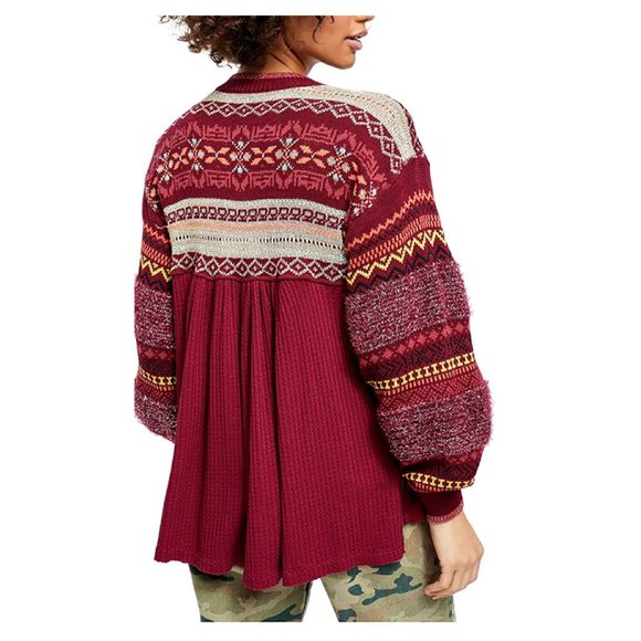 Free People Cabin Fever Sweater Thermal Top - Picture 10 of 14